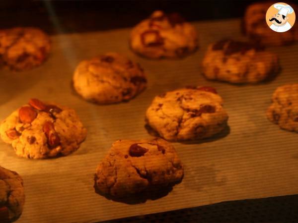 Chokladkakor med jordnötter och mandlar - Beredning steg 4