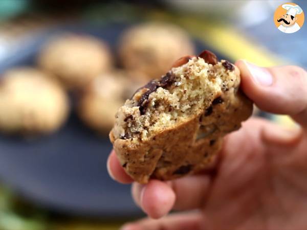 Chokladkakor med jordnötter och mandlar - Beredning steg 5