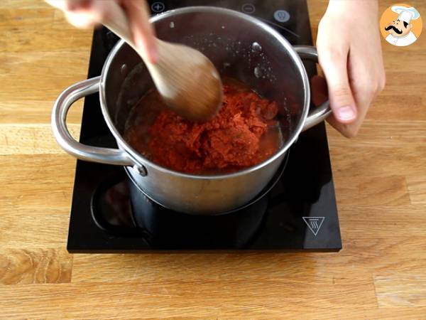 Afrikansk soppa: tomat, jordnöt och mangold - Afrikansk jordnötssoppa - Beredning steg 3