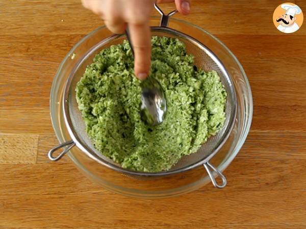 Biffar med zucchini och fetaost - Beredning steg 2
