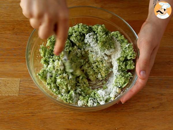 Biffar med zucchini och fetaost - Beredning steg 4