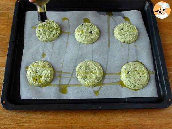 Biffar med zucchini och fetaost - Beredning steg 5