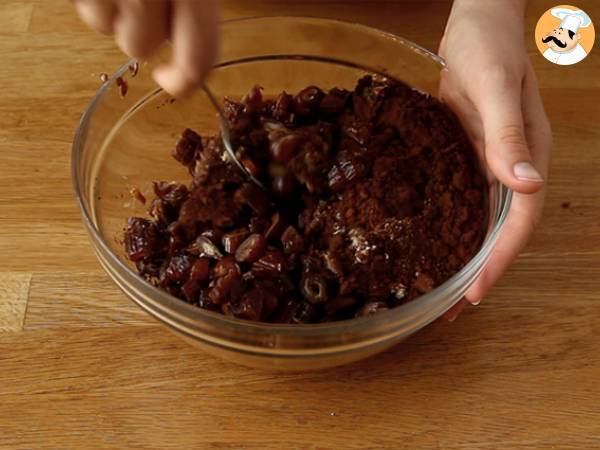 Brawnie - Raw brownie med dadlar - Beredning steg 3