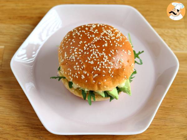 Sandwich med räkor, avokado och koriander - Beredning steg 4