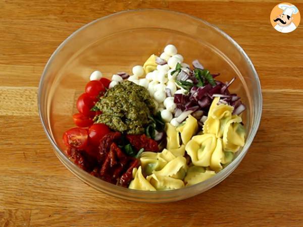 Tortellinisallad med pesto - Beredning steg 3
