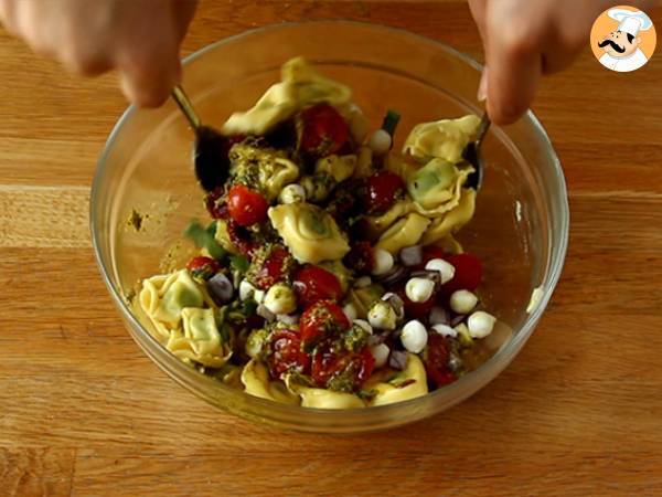 Tortellinisallad med pesto - Beredning steg 4