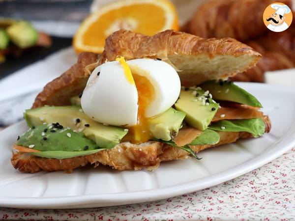 Brunchsmörgås med croissant - Beredning steg 6