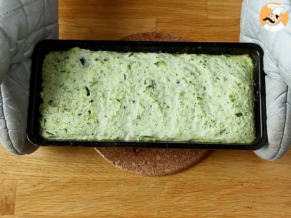 Terrin av zucchini och rökt lax - Beredning steg 7