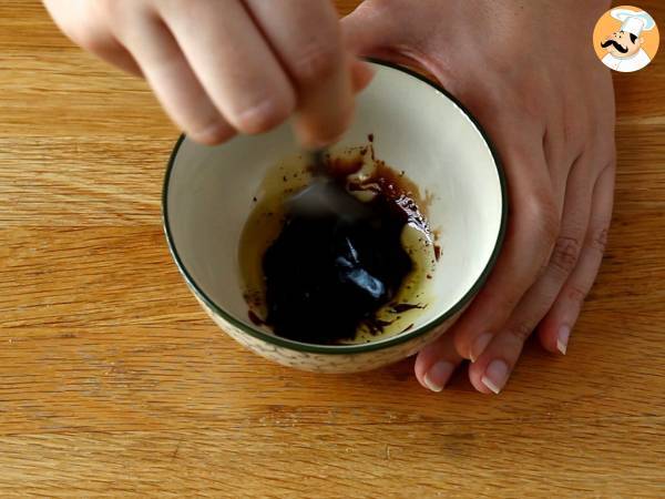 Rullar med zucchini och rökt lax - Beredning steg 3