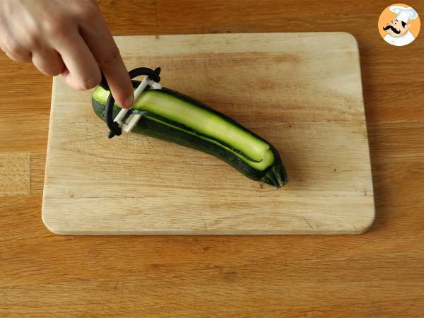 Rullar med zucchini och sardiner - Beredning steg 1