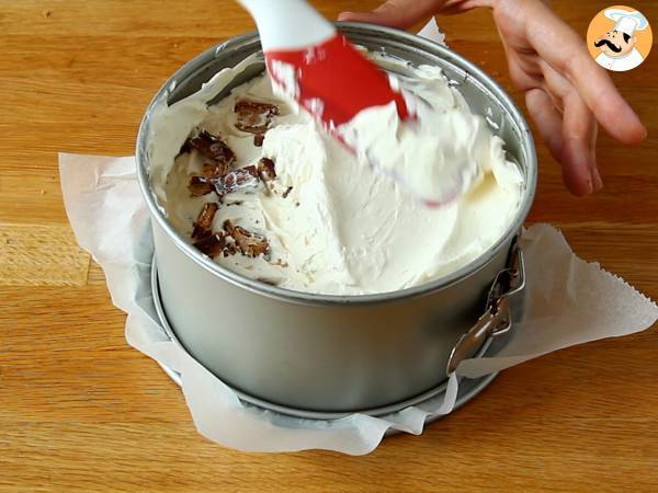 Sagolik Kinder Bueno cheesecake utan bakning - Beredning steg 5