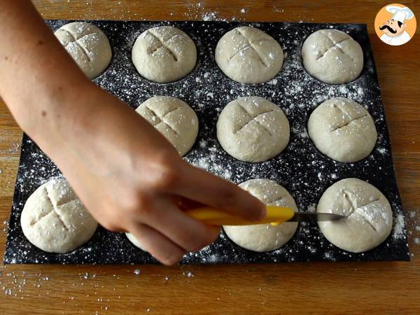Knäckfria semlor - Resultat spröda och fluffiga! - Beredning steg 6