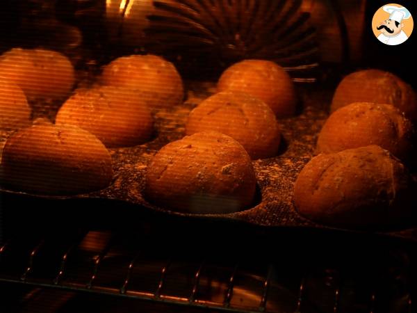 Knäckfria semlor - Resultat spröda och fluffiga! - Beredning steg 7