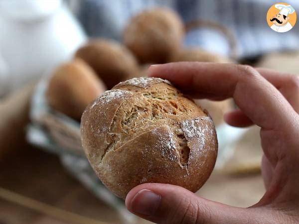 Knäckfria semlor - Resultat spröda och fluffiga! - Beredning steg 8