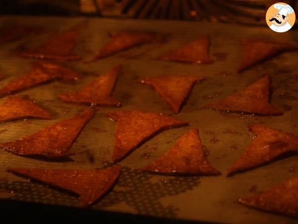 Häxhattar av tortillachips - Beredning steg 3