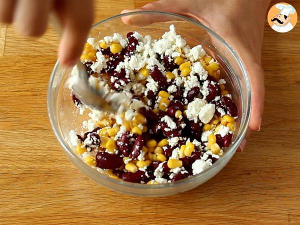Vegetariska tacosamosas - Beredning steg 1