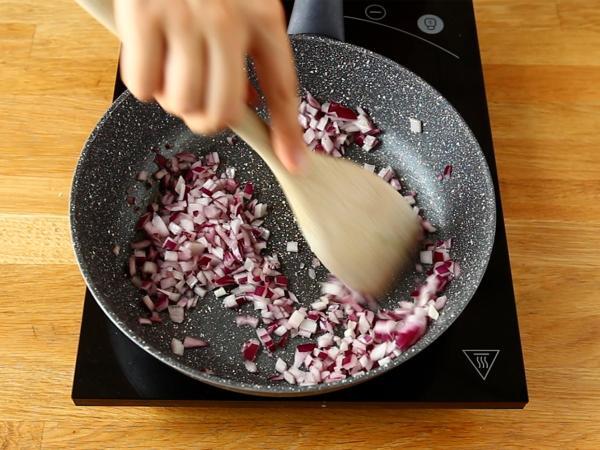 Tacos med samoussas med köttfärs - Beredning steg 1