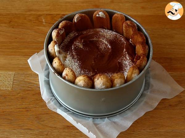 Läcker charlotte i tiramisu-stil utan ägg - Beredning steg 5