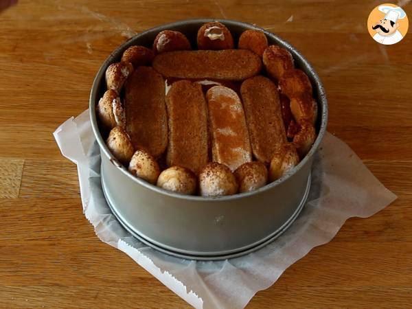 Läcker charlotte i tiramisu-stil utan ägg - Beredning steg 6