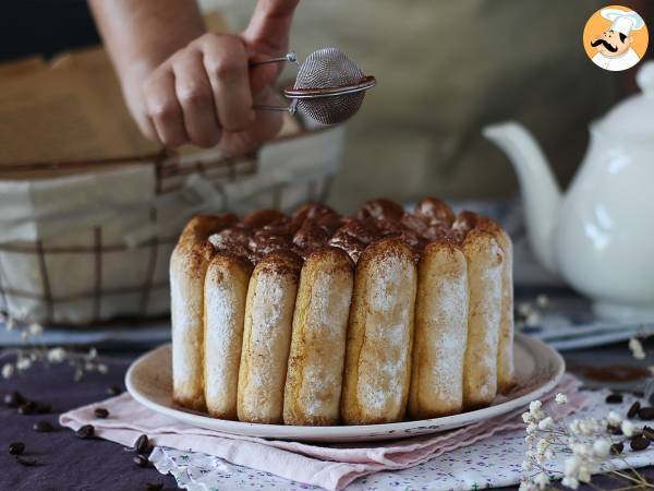 Läcker charlotte i tiramisu-stil utan ägg - Beredning steg 7