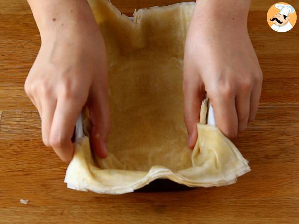 Snabb italiensk filo-tårta - Beredning steg 2