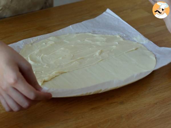 Kavlade smördegssnurror med vaniljkräm - Beredning steg 5