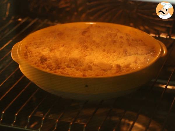 Extra krispig och smältande äpple-päron-crumble - Beredning steg 4