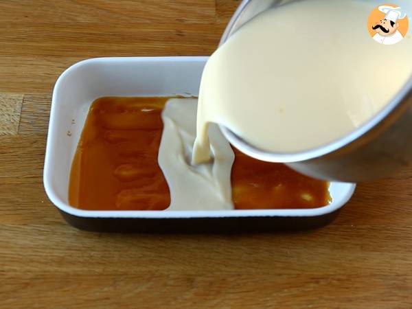 Flan i mikrovågsugn: en snabb dessert i sista minuten - Beredning steg 3