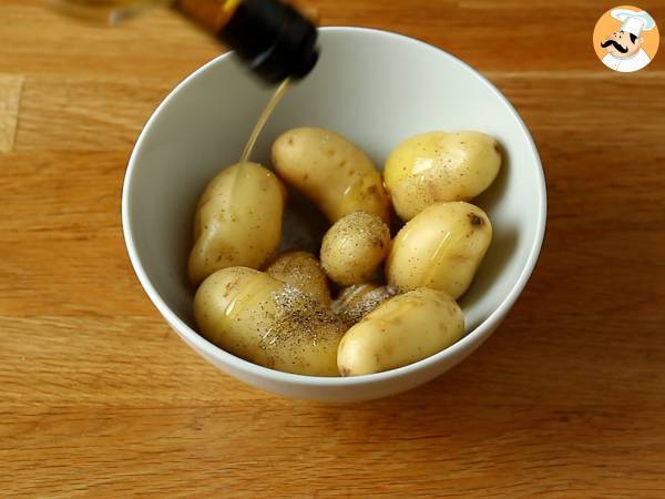 Verriner med raclette (utan apparat): för att njuta även som aperitif - Beredning steg 1