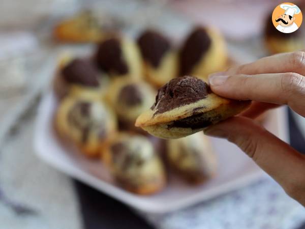 Ett måste prova marmorerade madeleines! - Beredning steg 7