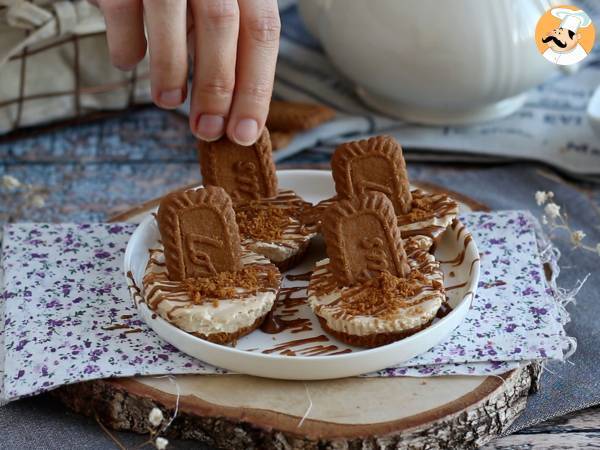 Cheesecakes utan bakning med speculoosbiskvier - Beredning steg 7