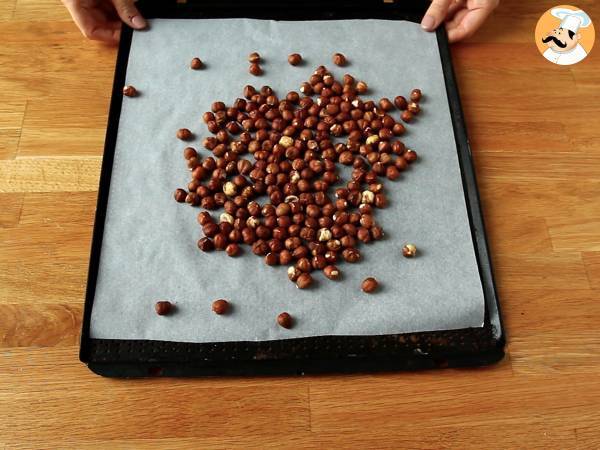 Äntligen en pålägg för kaffeälskare! Med choklad och hasselnötter - Beredning steg 1