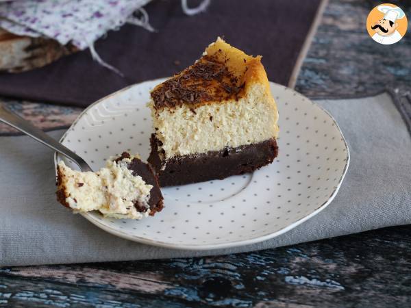 Cheesecake brownie, en överraskande kombination som kommer att glädja dina smaklökar! - Beredning steg 6