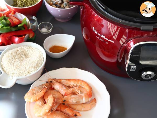 Supersnabb paella med Cookeo - Beredning steg 1
