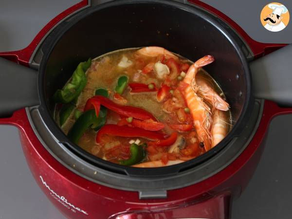 Supersnabb paella med Cookeo - Beredning steg 6