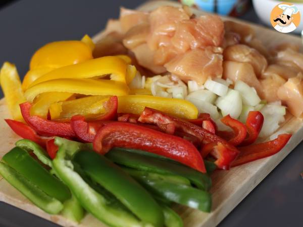 Express baskisk kyckling i Cookeo - Beredning steg 1
