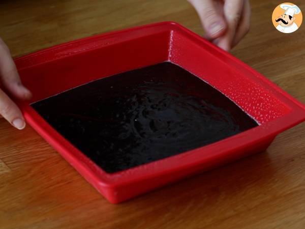 Oreo-kaka med bara 3 ingredienser, klar på 6 minuter i mikrovågsugnen! - Beredning steg 3