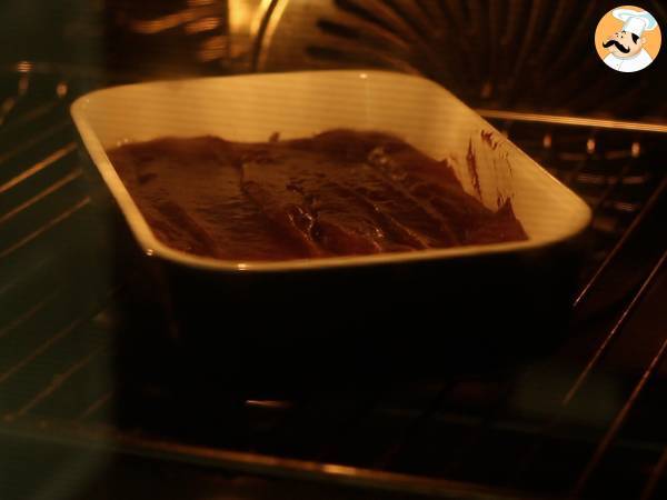 Verriner med påskbrownie och vispgrädde - Beredning steg 2