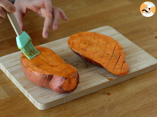 Bakad sötpotatis - Beredning steg 2