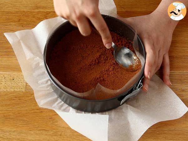No-bake citron- och honungscheesecake (handledning för tårtdekoration) - Beredning steg 3