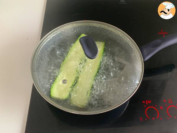 Hur gör man zucchini fyllda med sardiner? - Beredning steg 1