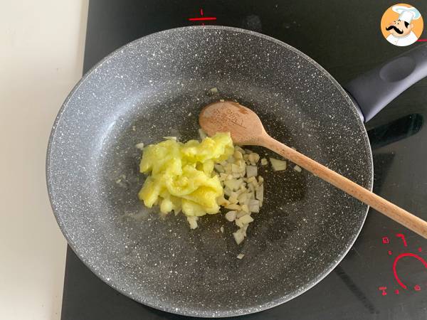 Hur gör man zucchini fyllda med sardiner? - Beredning steg 2