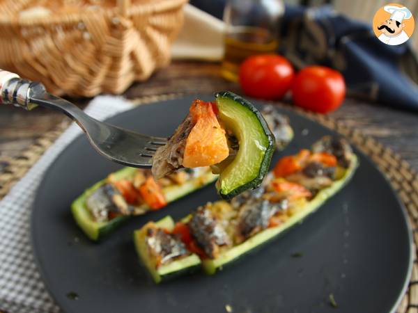 Hur gör man zucchini fyllda med sardiner? - Beredning steg 4