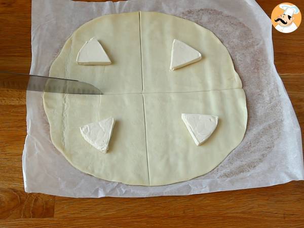 Express naans med ost - Beredning steg 1