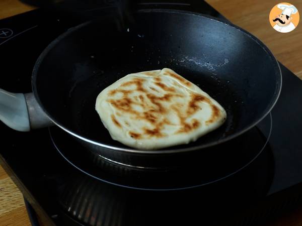 Express naans med ost - Beredning steg 4