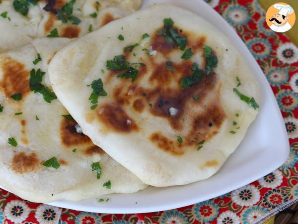 Express naans med ost - Beredning steg 5