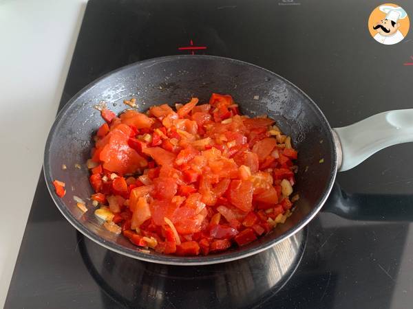 Enkel tomaträtt - Beredning steg 2