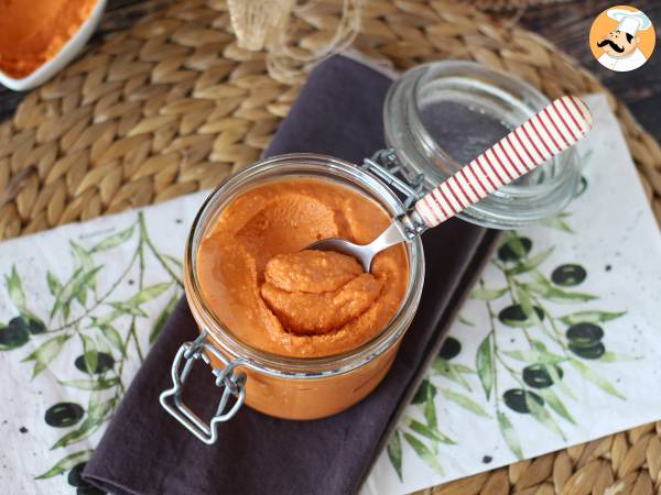Pesto i kalabrisk stil med krämig burrataost - Beredning steg 6