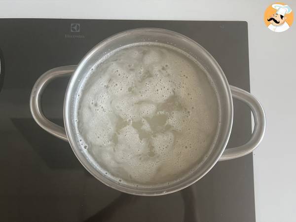 Rissallad med räkor, zucchini och ingefära - Beredning steg 3