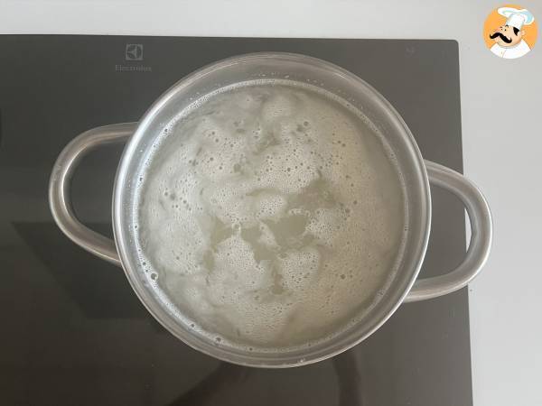 Rissallad med kyckling, zucchini, pinjenötter och balsamvinägerglasyr - Beredning steg 2